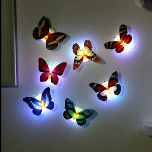 Glowing Butterfly Decorative Wall Lights