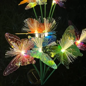 6 Head Butterfly Light Outdoor Decoration