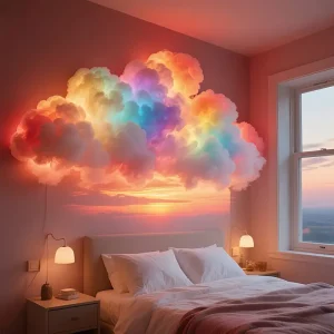 39.3inch 3D Thunder Cloud LED Ambient Light