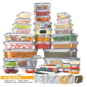 48Pcs BPA-Free Food Storage Set -